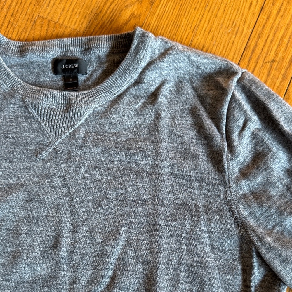 J. Crew Charcoal Crewneck Sweater